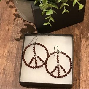 Make Peace not War Earrings 💙